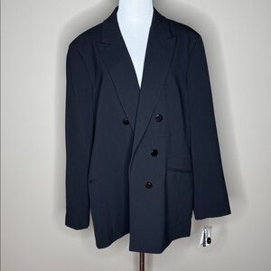 Bar III womens black blazer suit jacket size XXL.